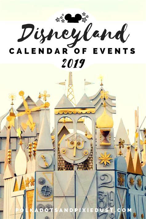 Isitpacked Disneyland Calendar